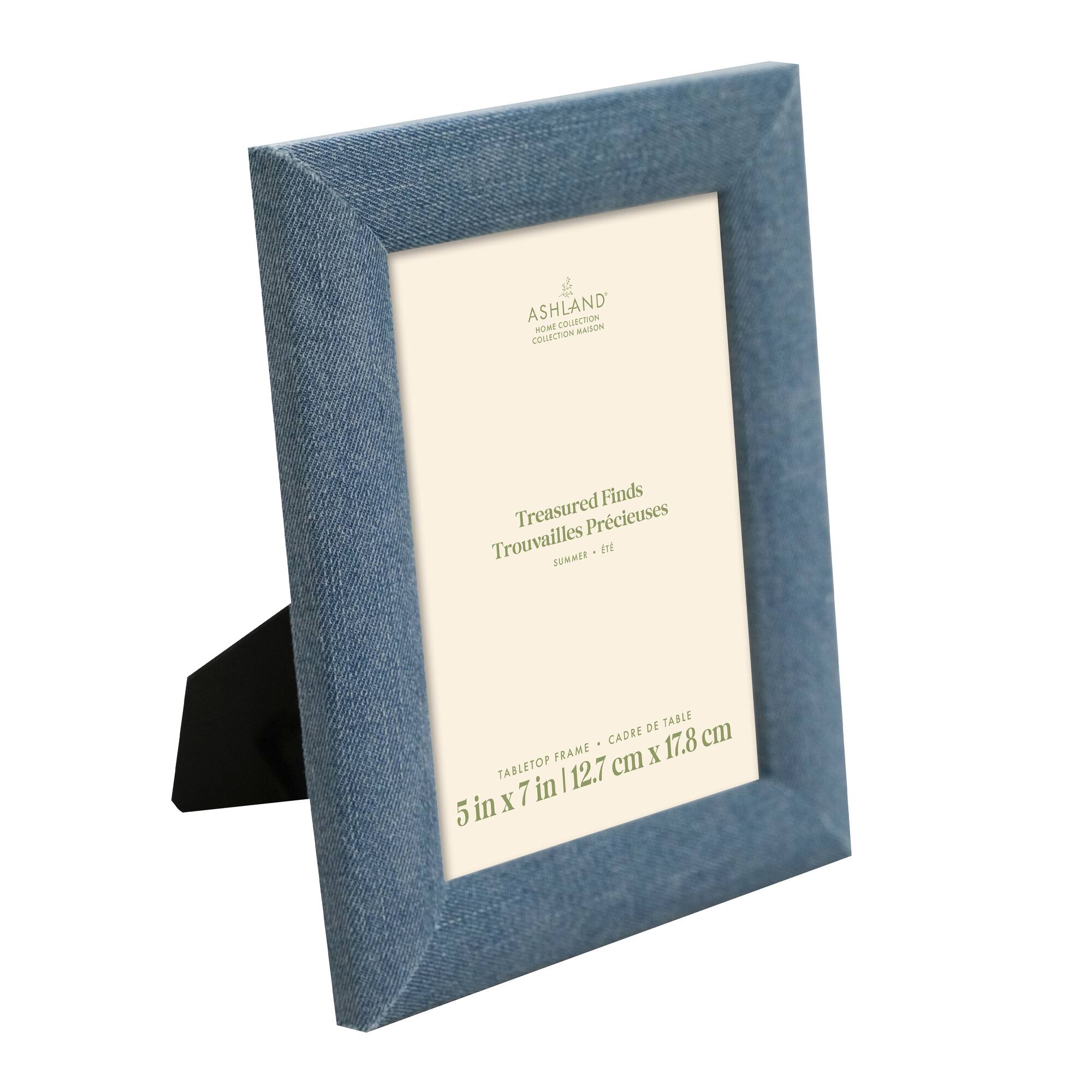5" x 7" Denim Tabletop Frame, Treasured Finds by Ashland®